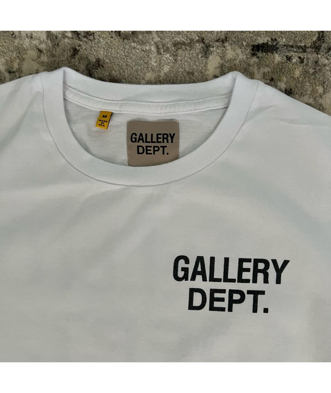 Gallery Dept Белая хлопковая футболка, фото 4