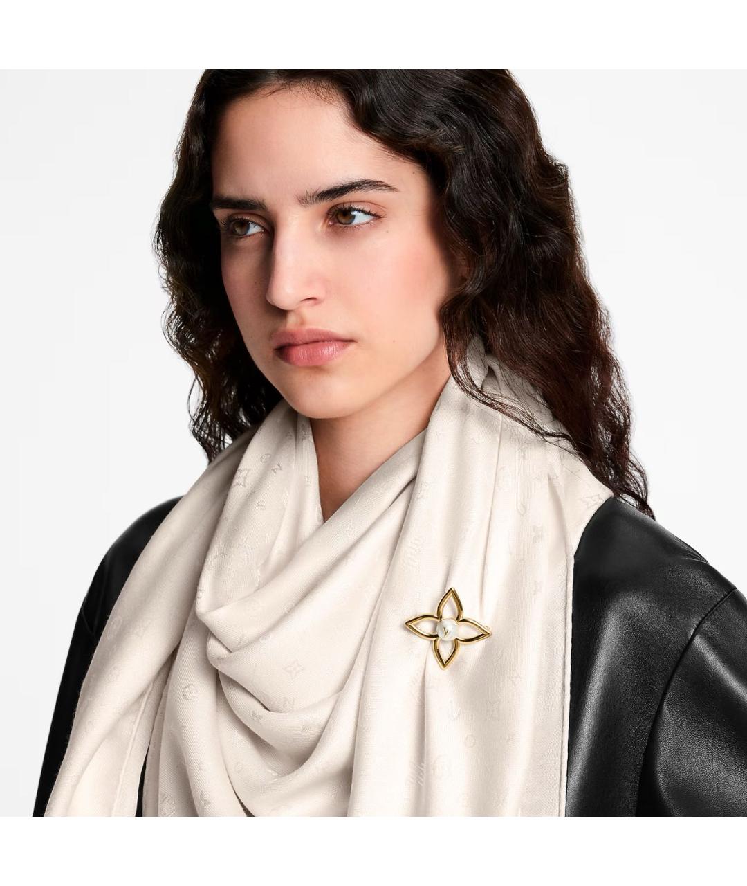 LOUIS VUITTON Золотая металлическая булавка / брошь, фото 2
