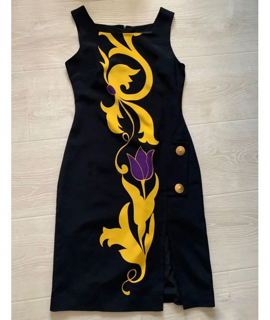 VERSACE Черное коктейльное платье, фото 9