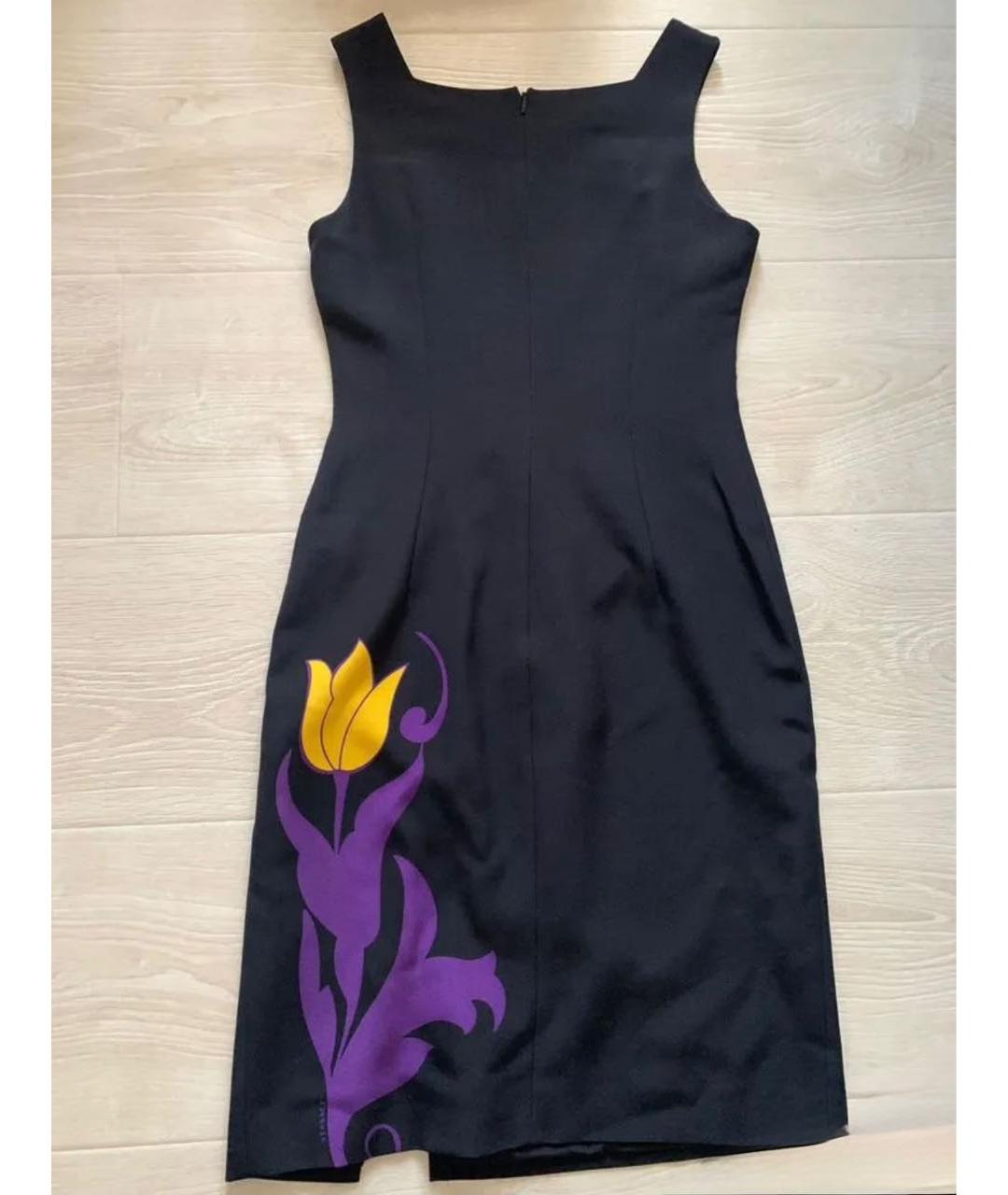VERSACE Черное коктейльное платье, фото 2