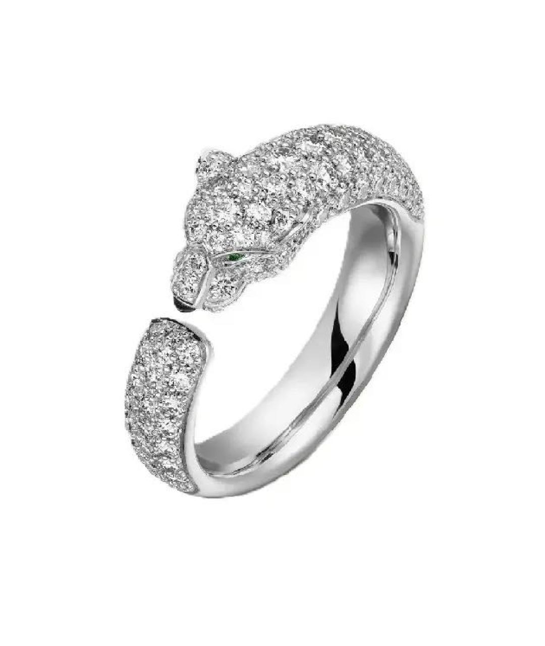 CARTIER Белое платиновое кольцо, фото 1