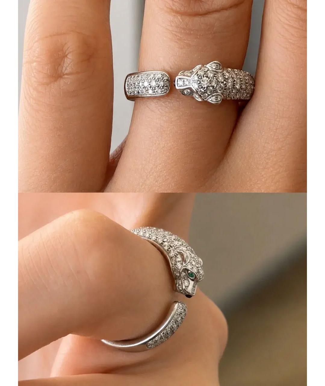 CARTIER Белое платиновое кольцо, фото 3