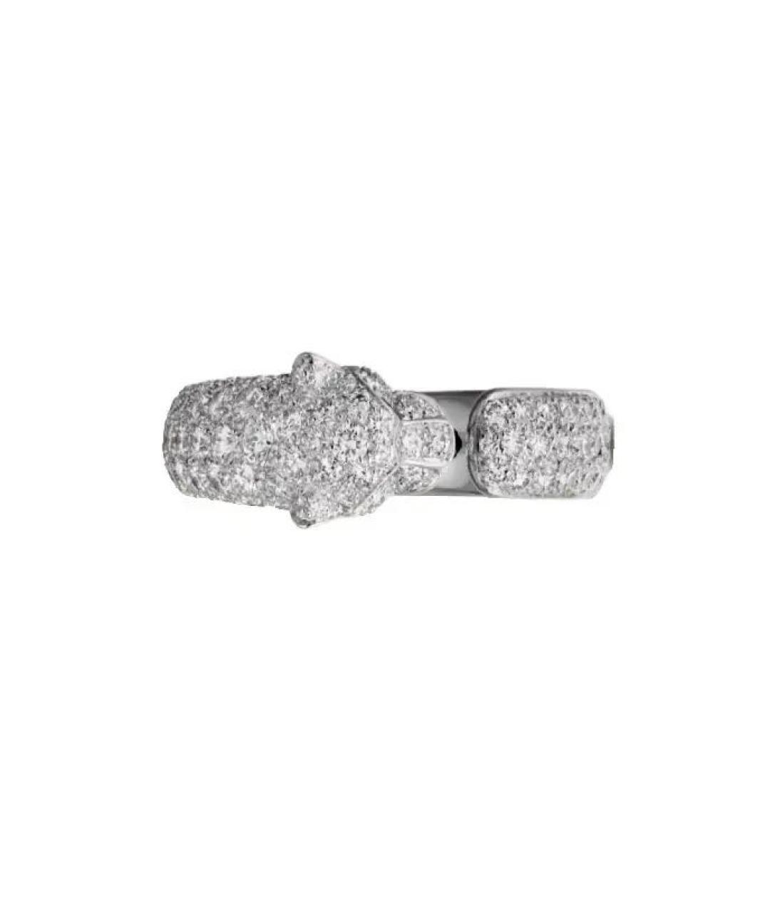 CARTIER Белое платиновое кольцо, фото 2