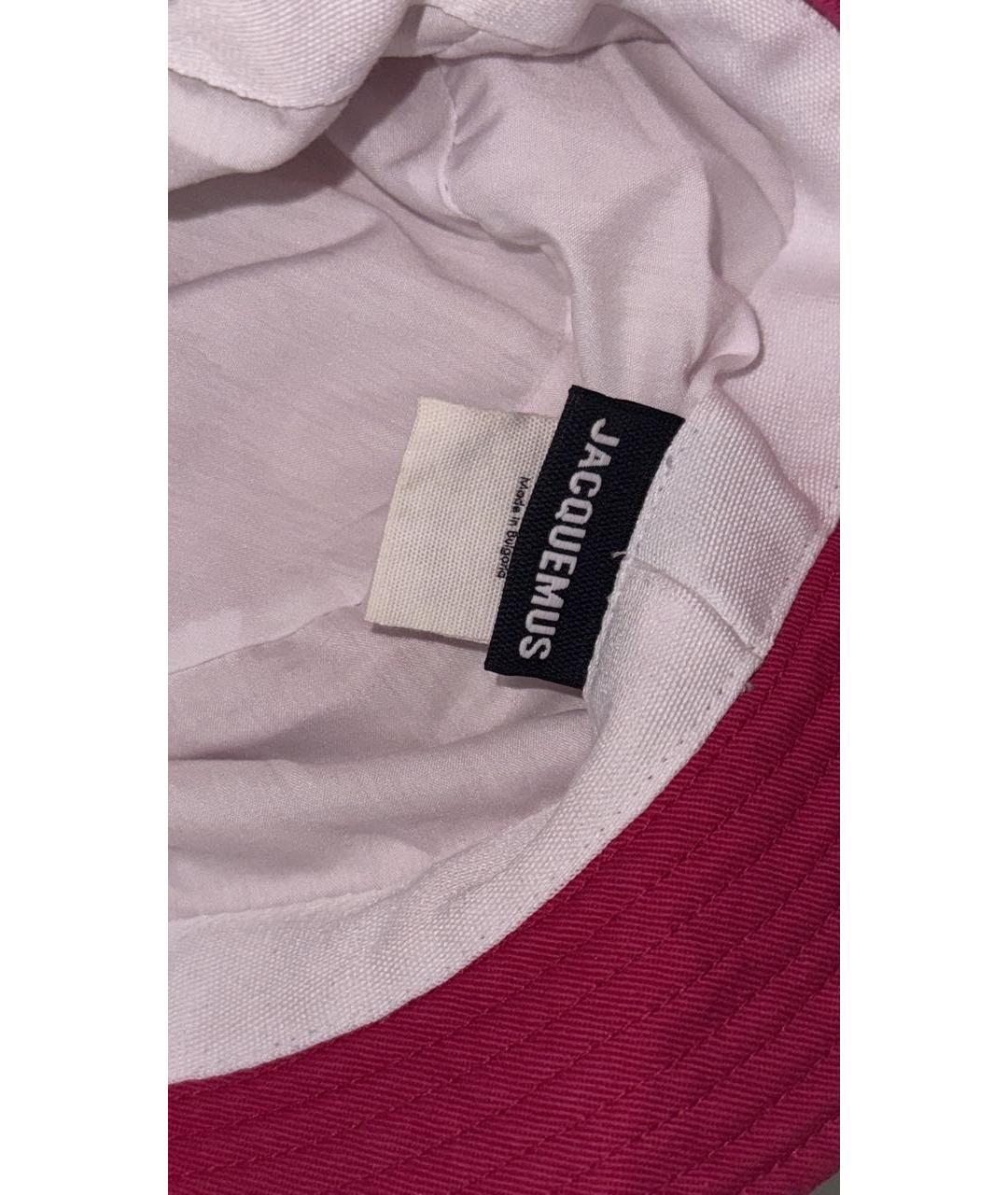 JACQUEMUS Фуксия хлопковая панама, фото 3
