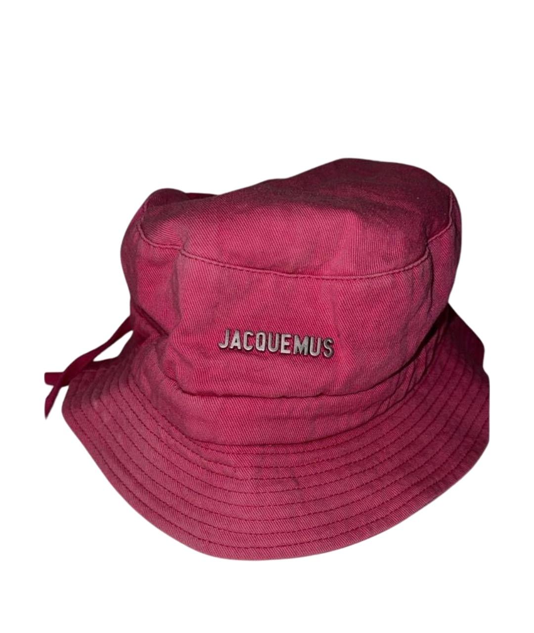JACQUEMUS Фуксия хлопковая панама, фото 1