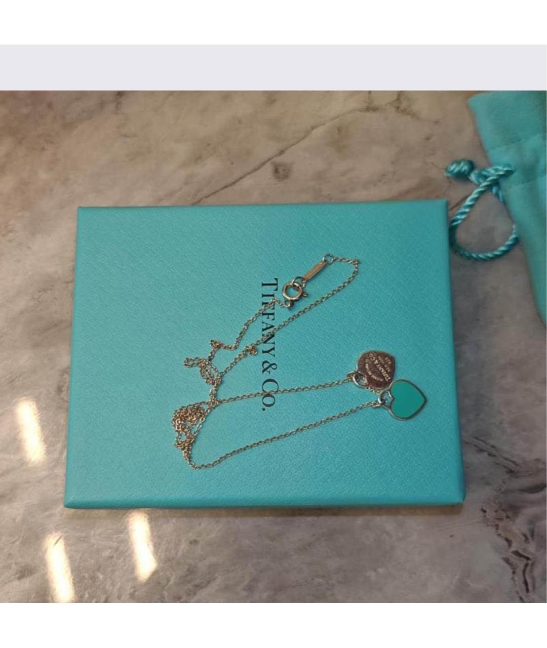 TIFFANY&CO Серебряное серебряное колье, фото 3