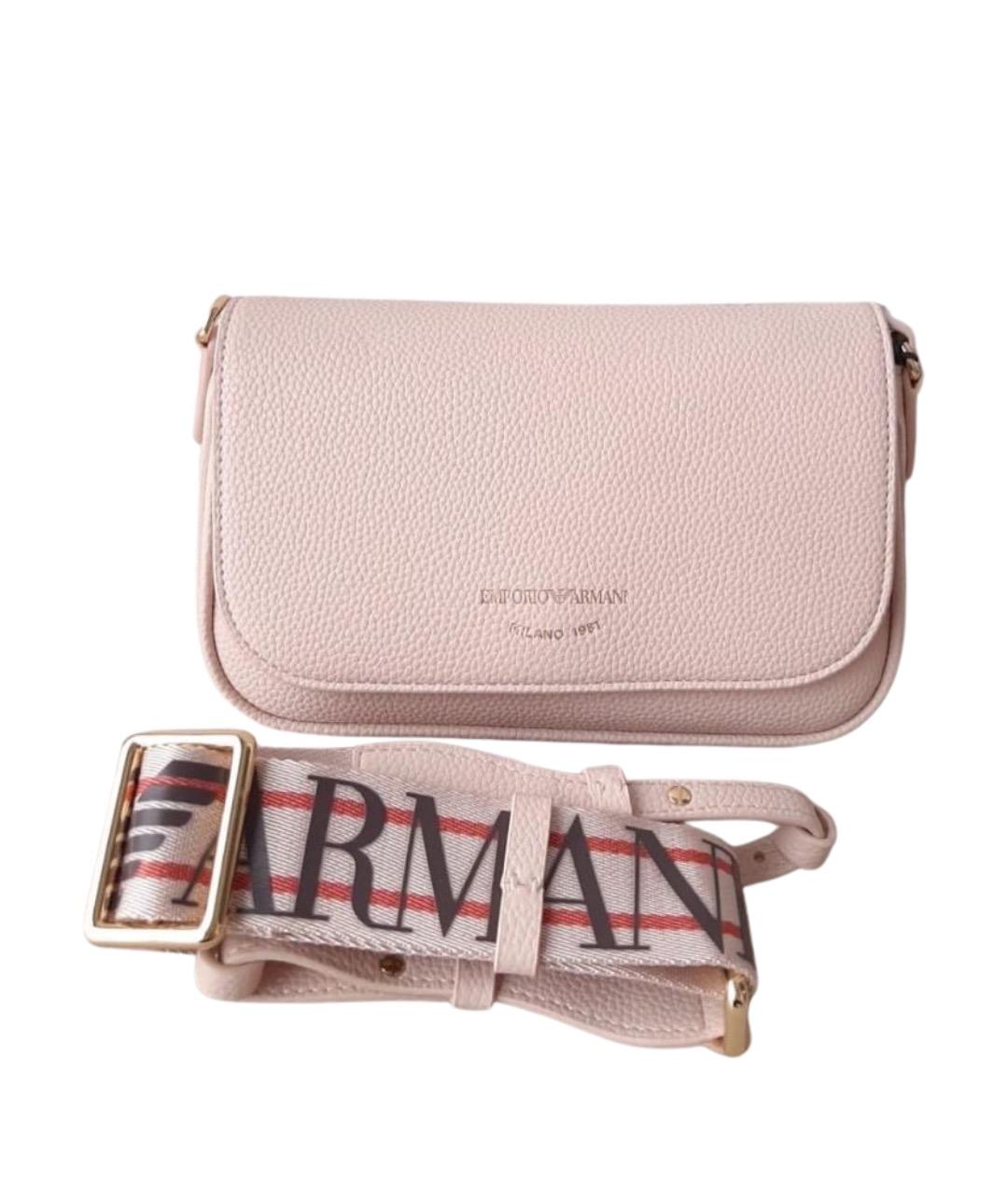 EMPORIO ARMANI Розовая сумка через плечо, фото 4