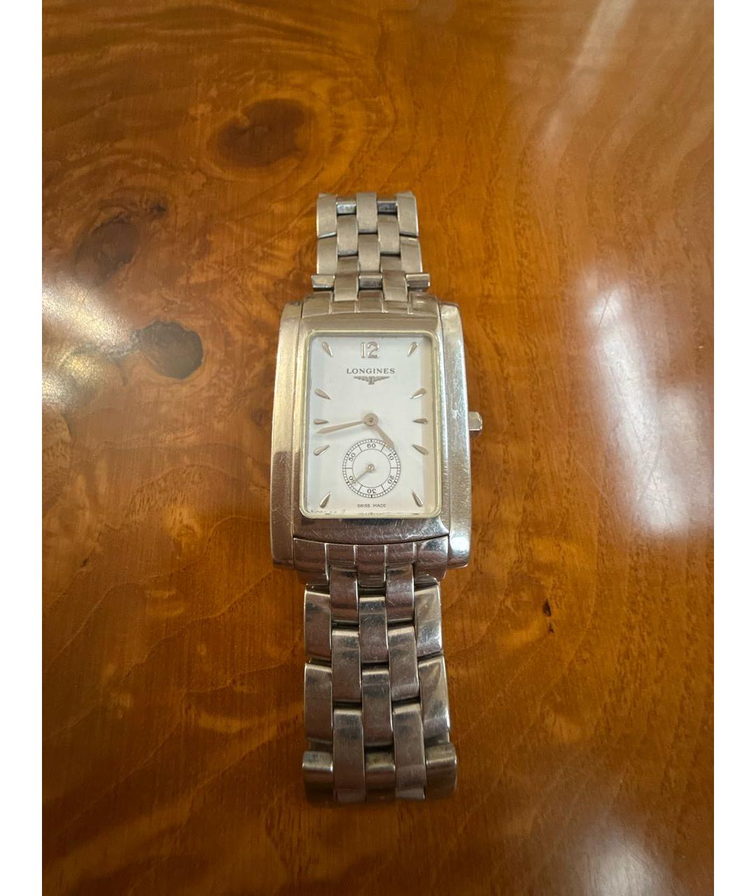 LONGINES Серебряные стальные часы, фото 4