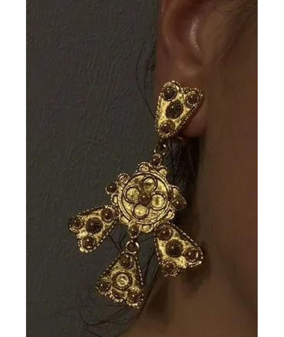OSCAR DE LA RENTA Золотые серьги, фото 4