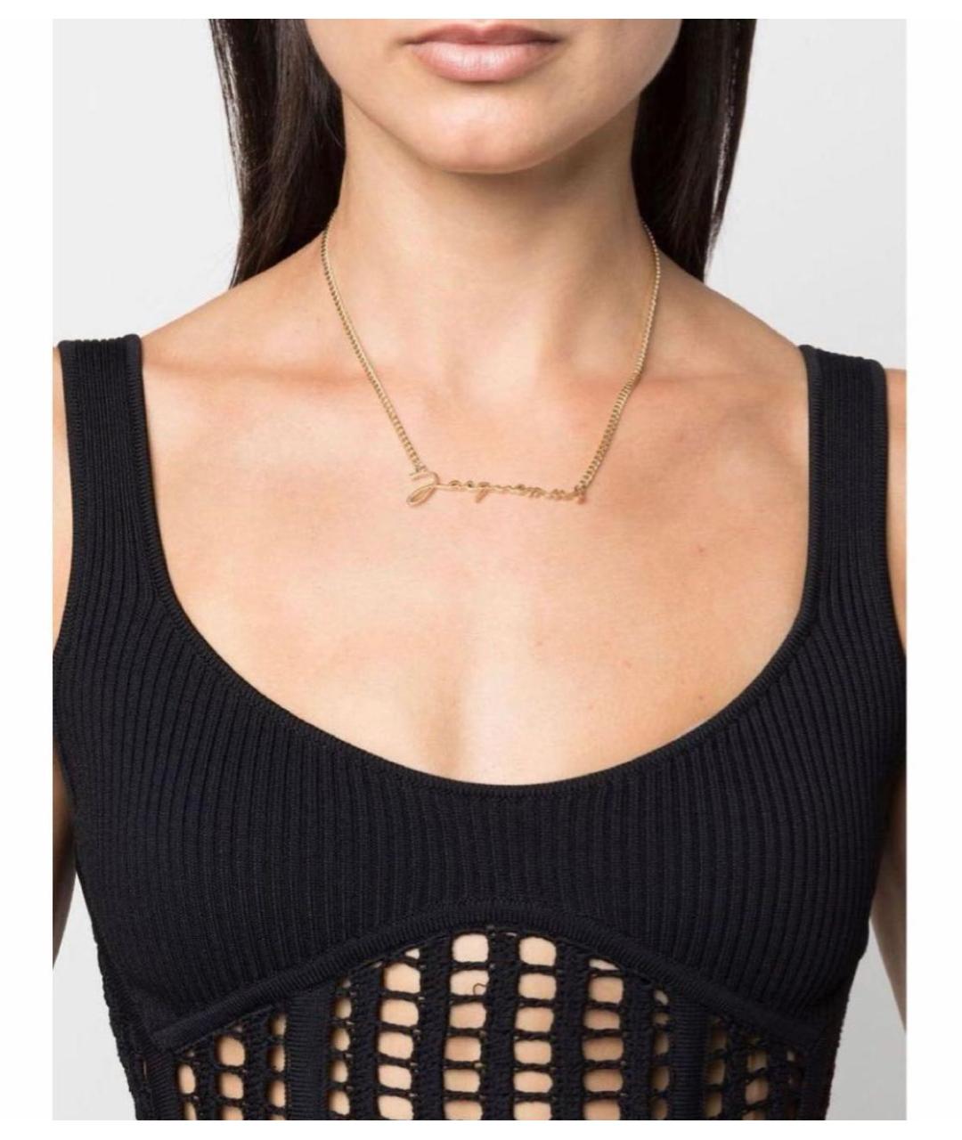JACQUEMUS Золотая подвеска, фото 5