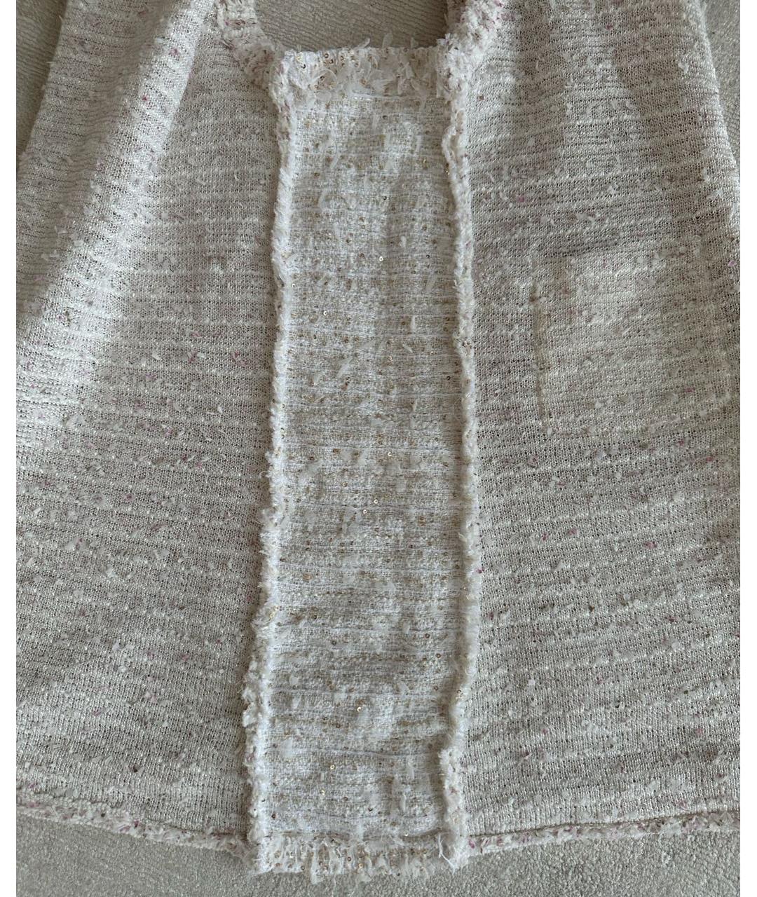 CHANEL Белая майка, фото 7
