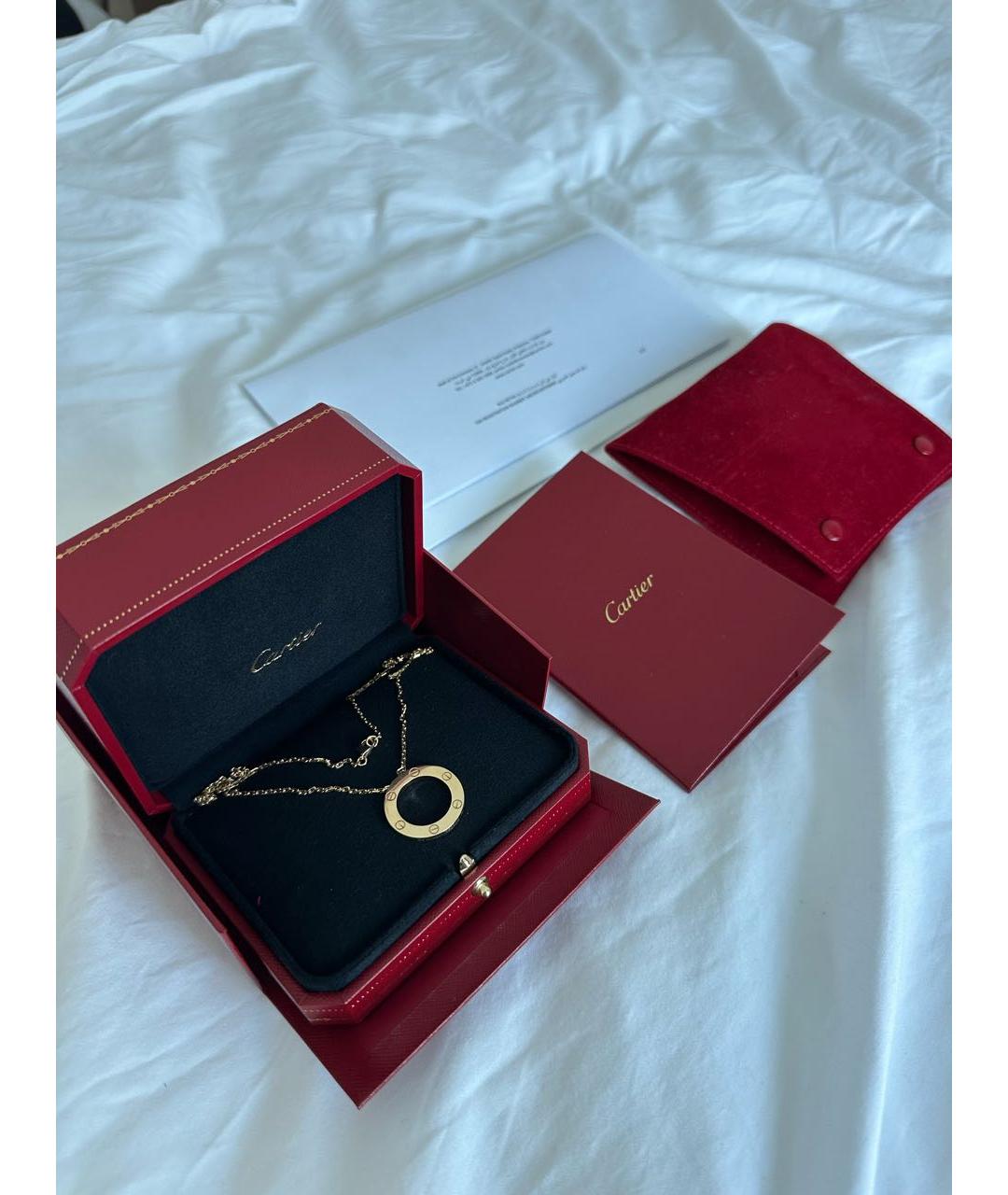 CARTIER Золотая подвеска из желтого золота, фото 2