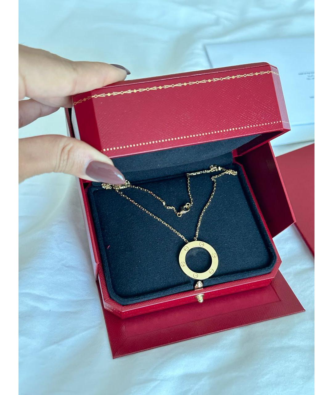CARTIER Золотая подвеска из желтого золота, фото 3