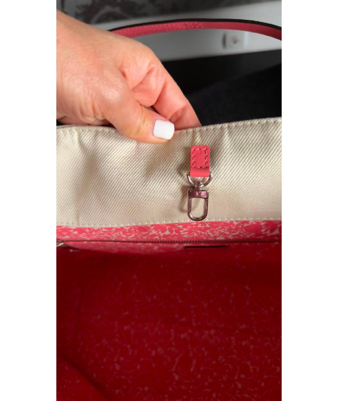 LOUIS VUITTON Бежевая канва пляжная сумка, фото 9