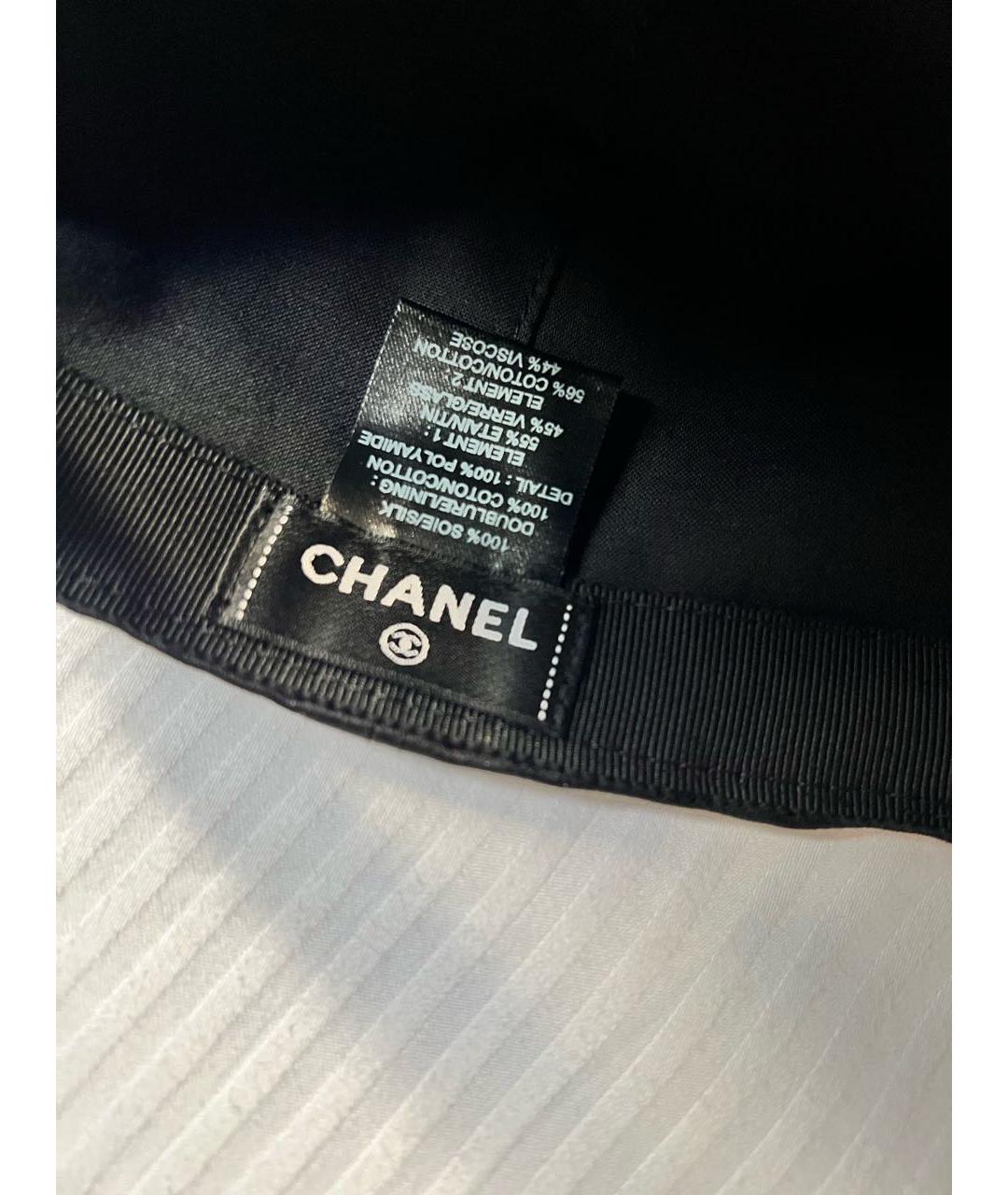 CHANEL Черная кепка, фото 6