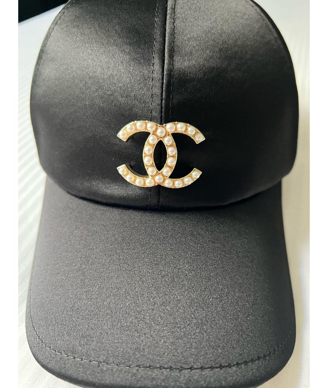 CHANEL Черная кепка, фото 4