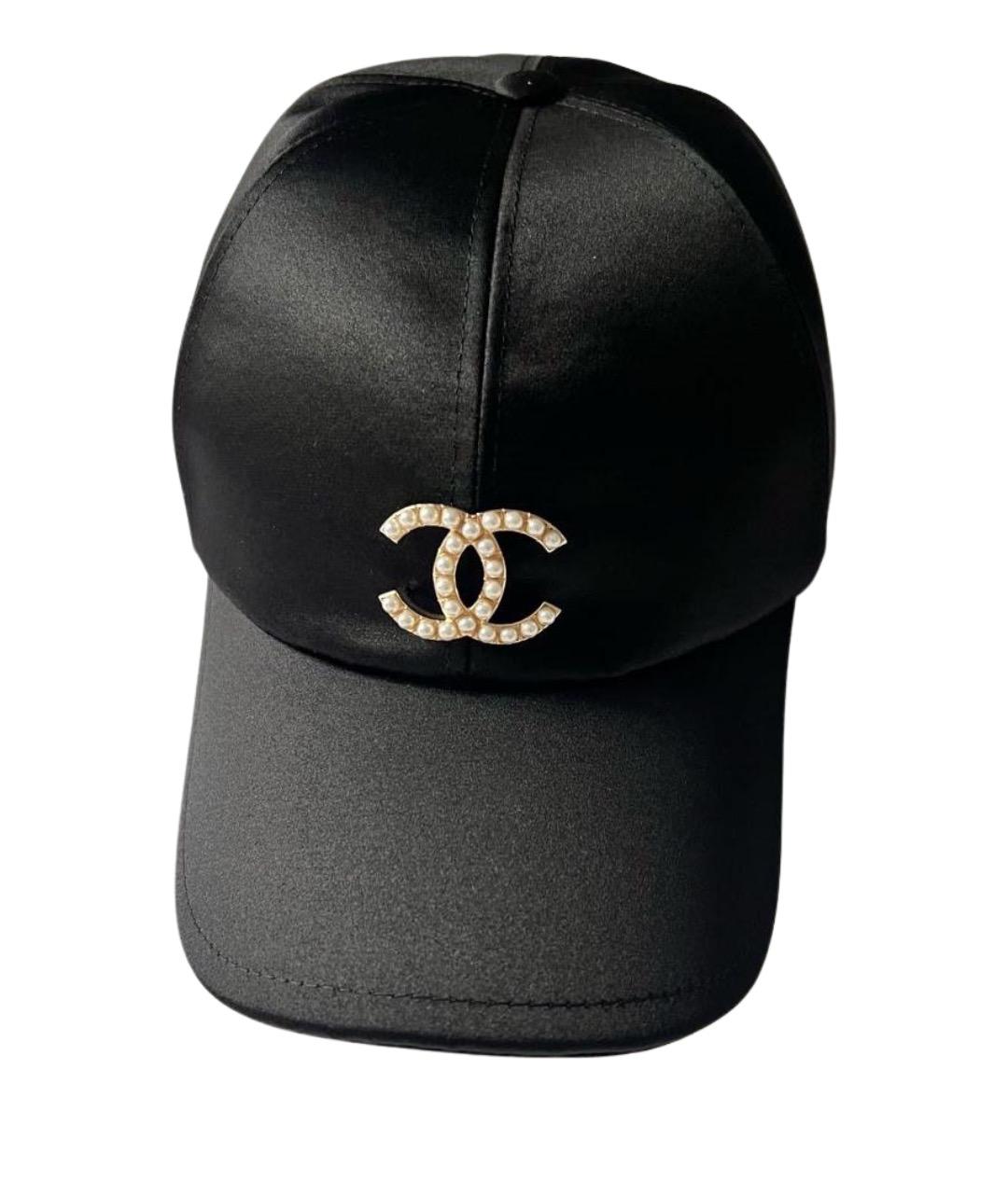 CHANEL Черная кепка, фото 1