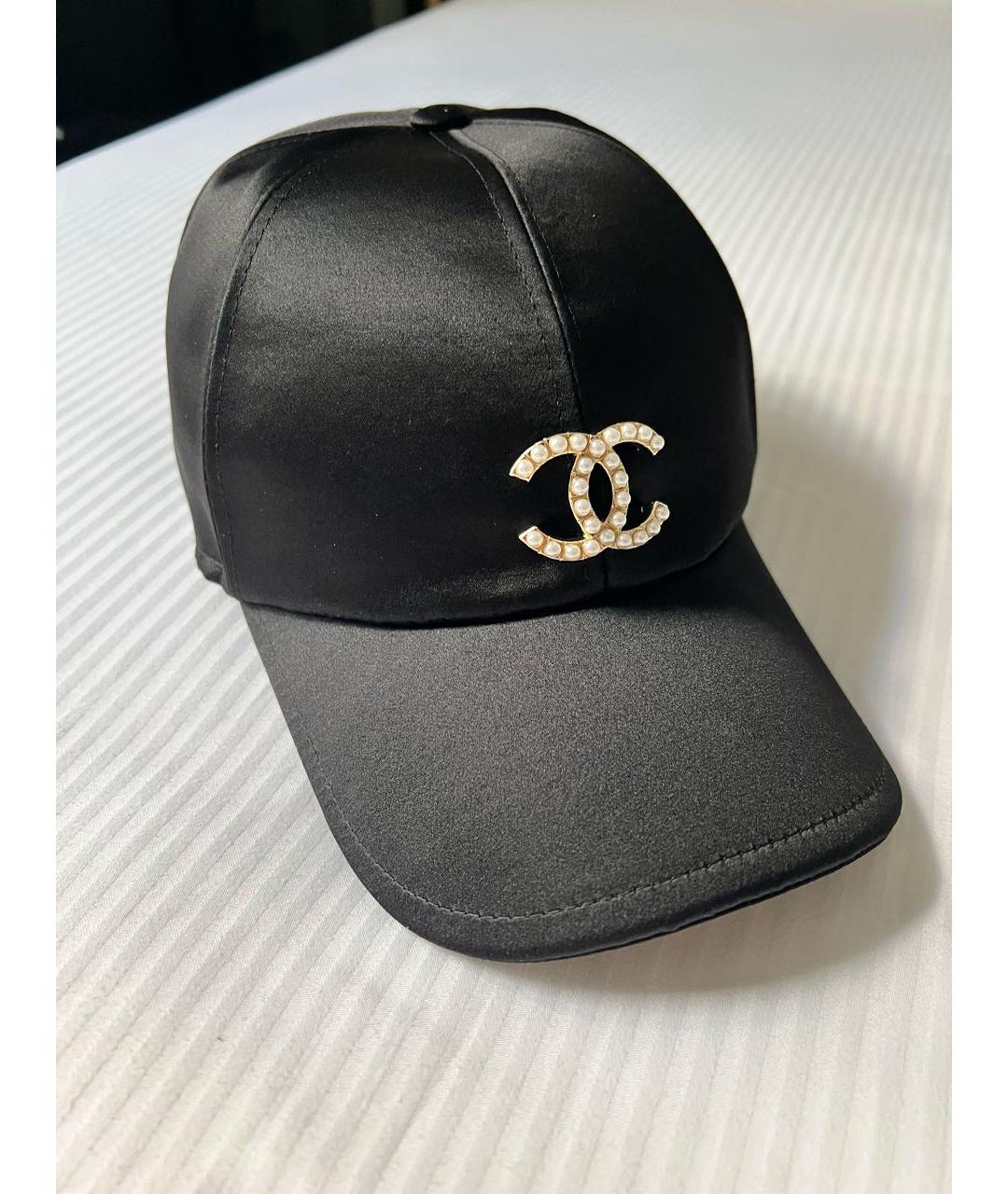 CHANEL Черная кепка, фото 2