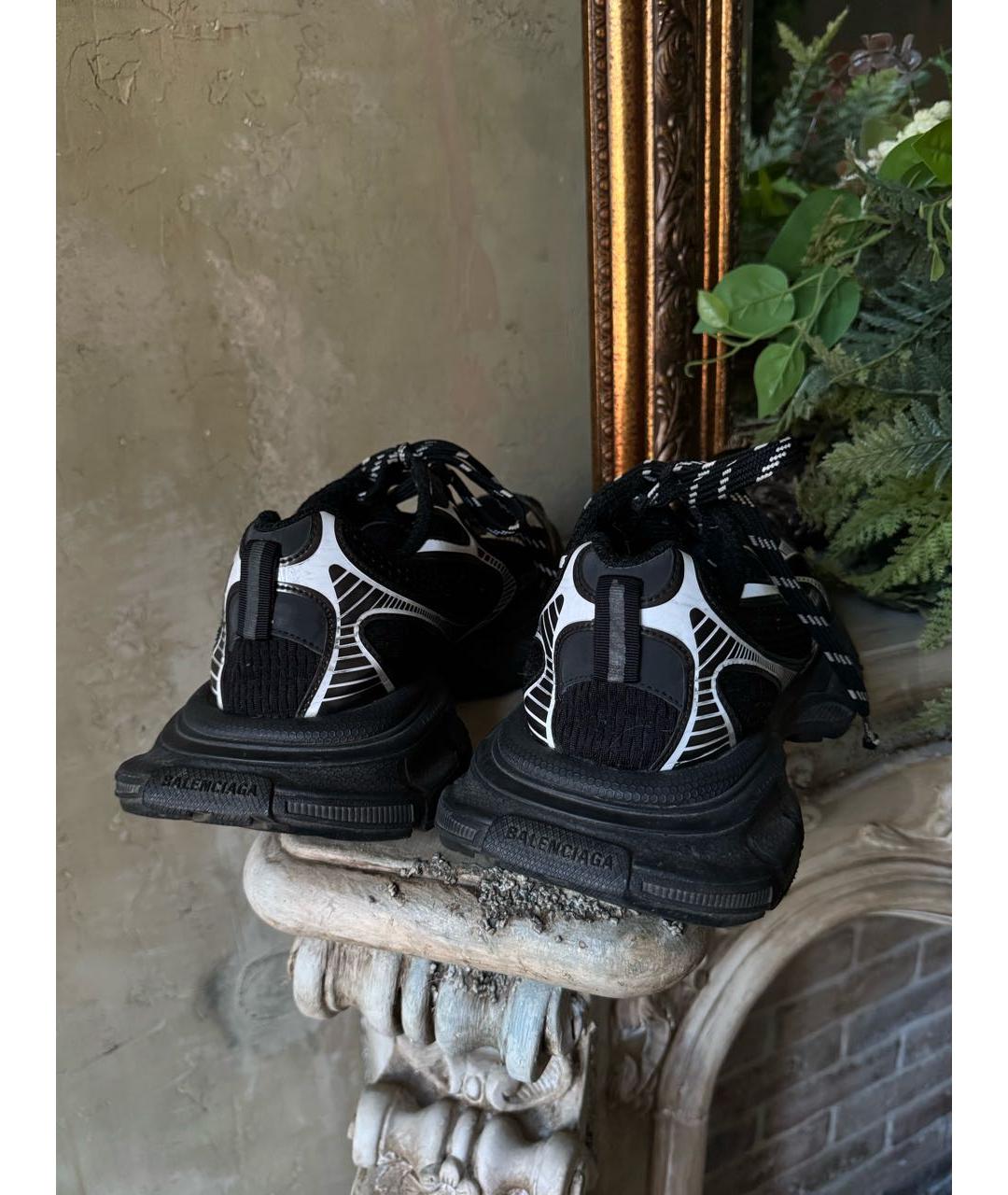BALENCIAGA Черные низкие кроссовки / кеды, фото 2