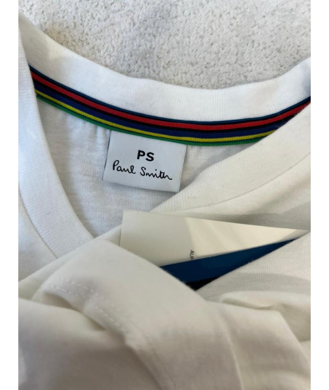 PAUL SMITH Белая футболка, фото 8