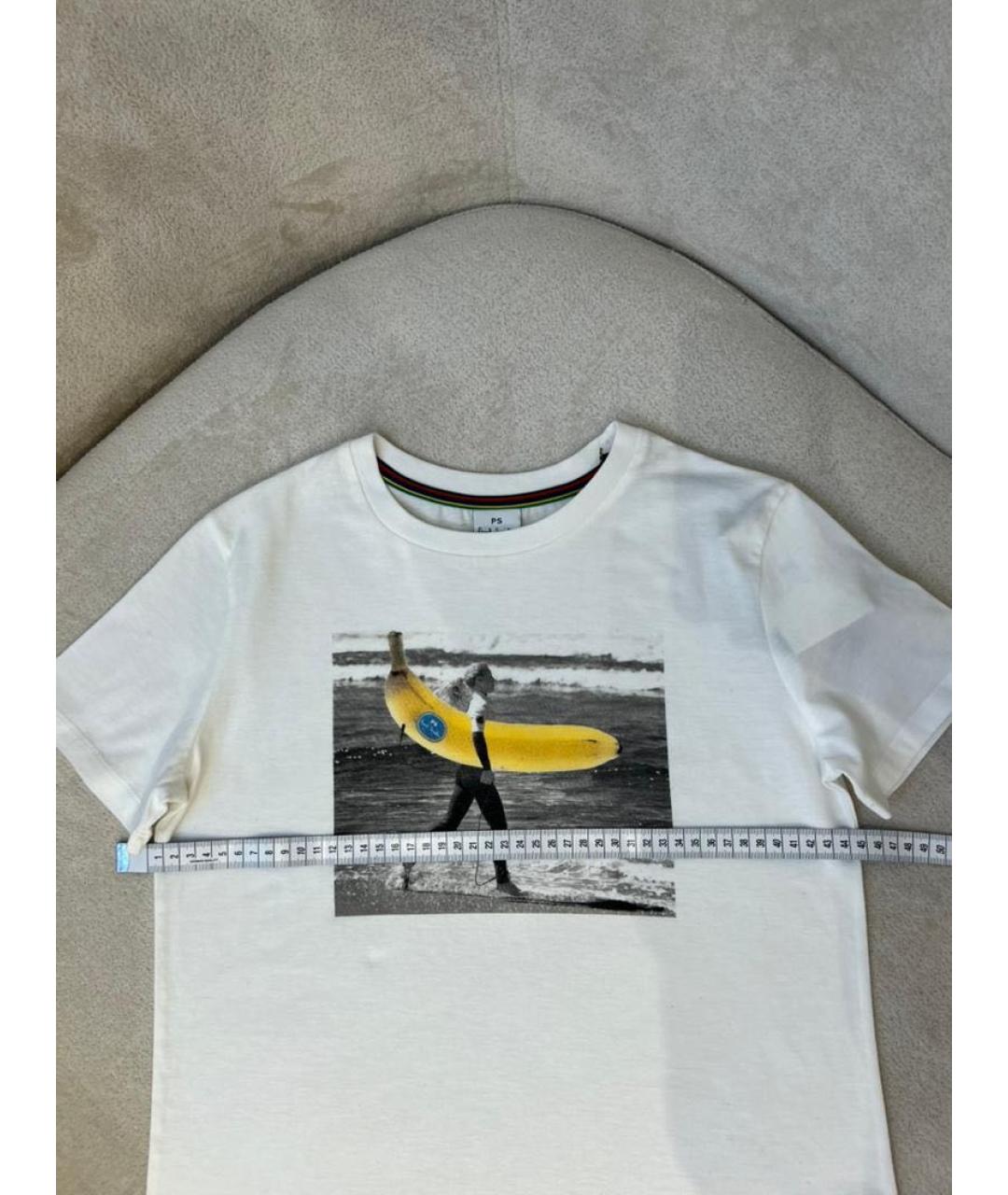 PAUL SMITH Белая футболка, фото 4