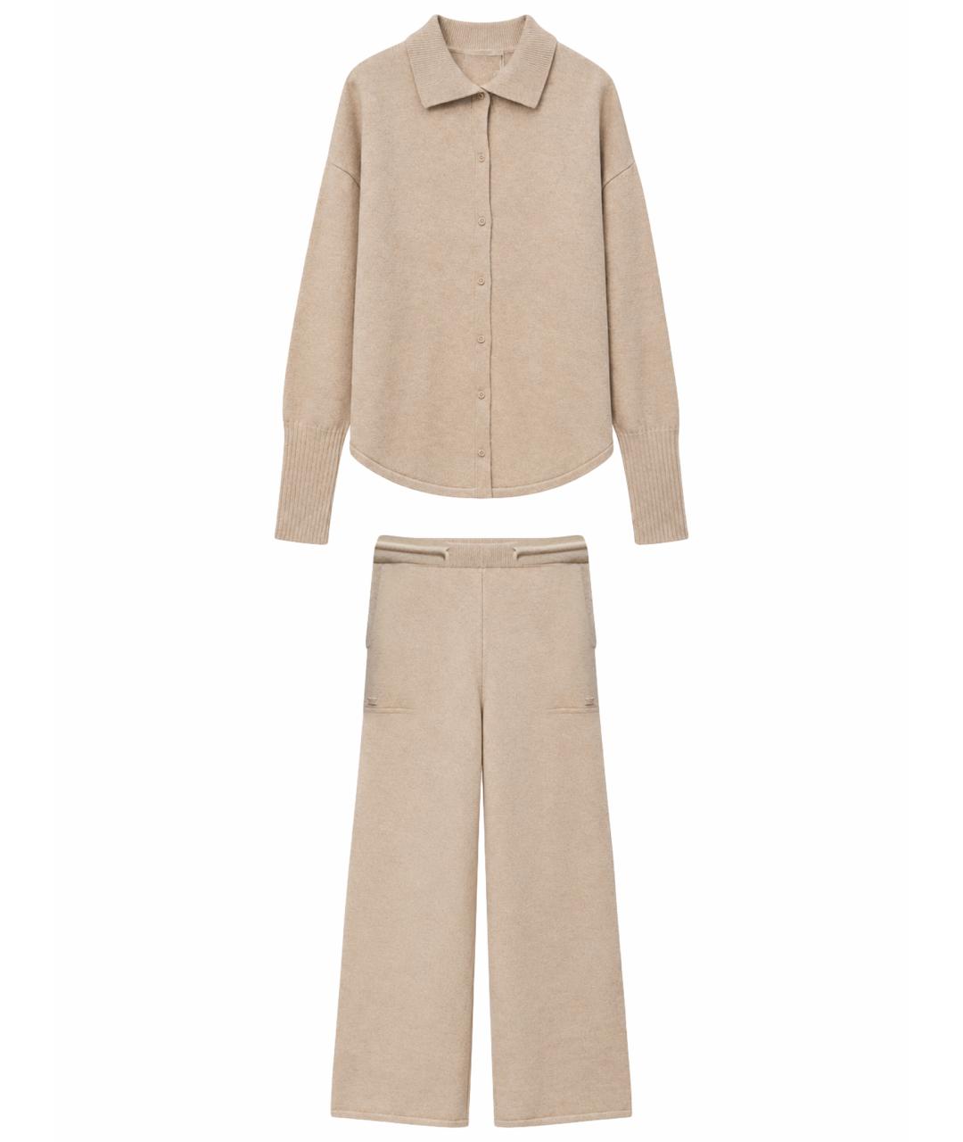 MAX MARA Бежевый костюм с брюками, фото 1