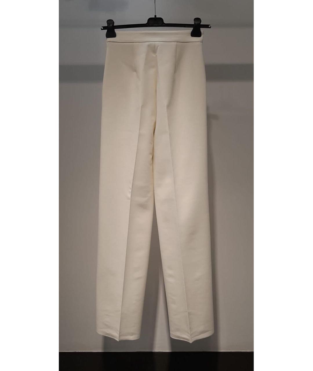 MAX MARA Бежевые прямые брюки, фото 2