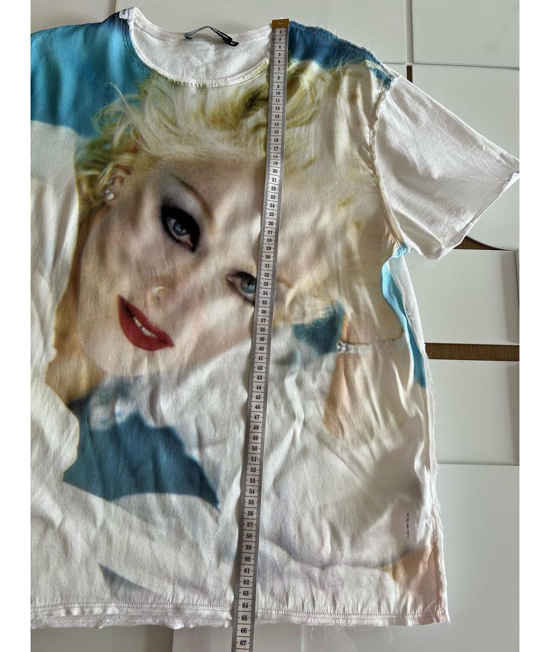 DOLCE&GABBANA Мульти хлопковая футболка, фото 4