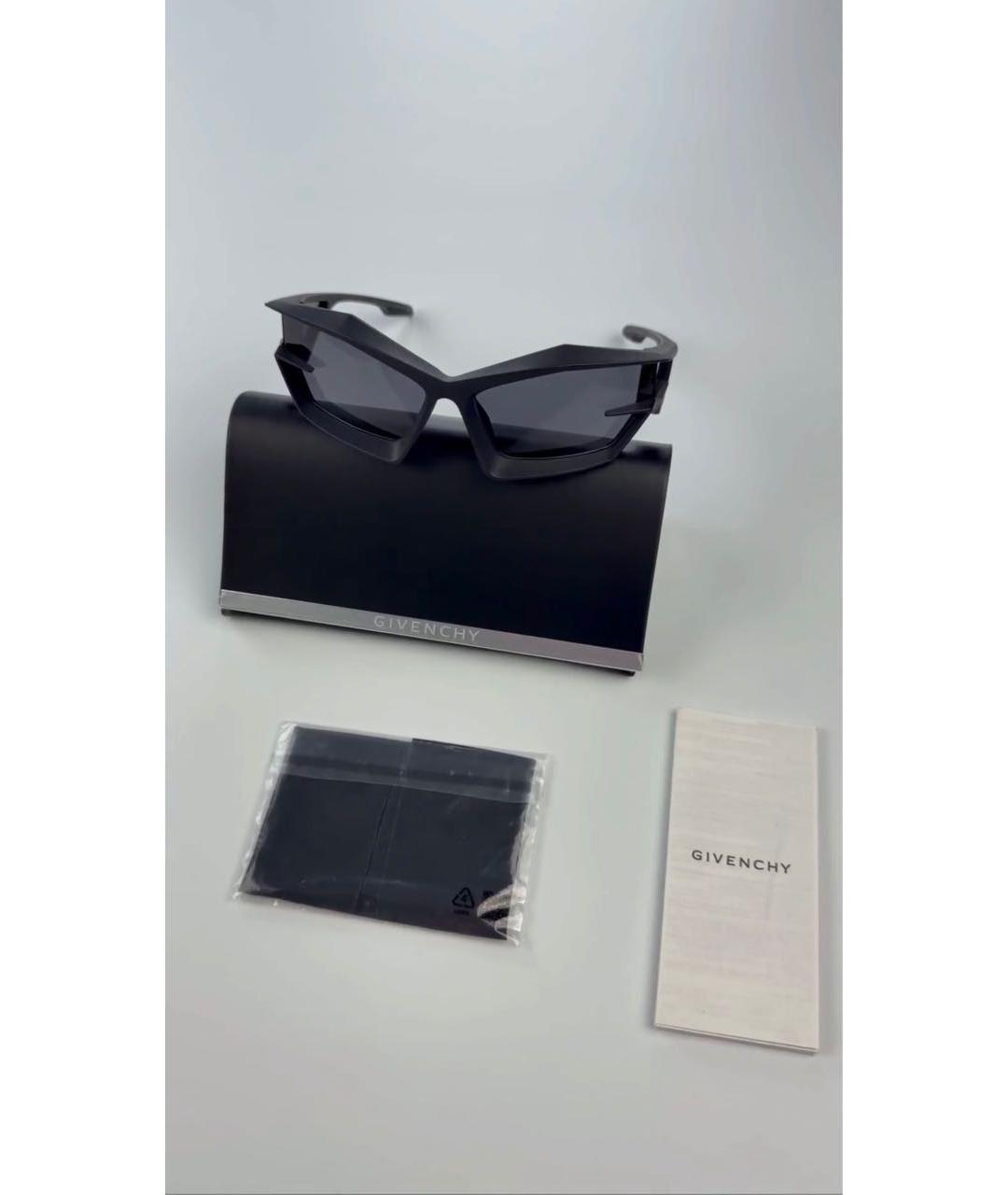 GIVENCHY Черные пластиковые солнцезащитные очки, фото 2