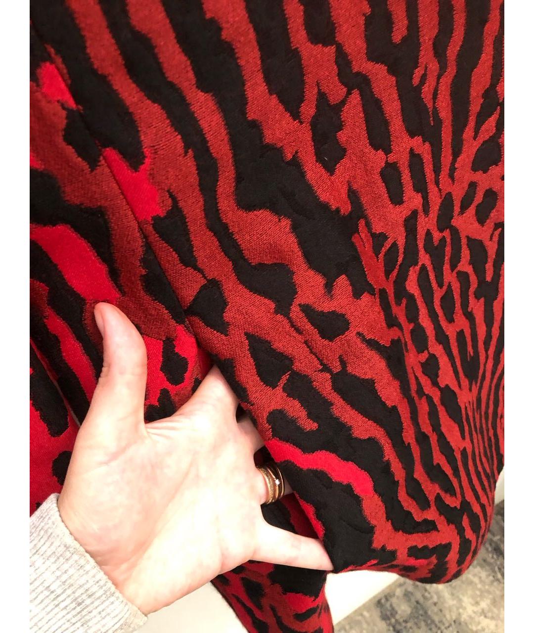 VALENTINO Красное хлопковое коктейльное платье, фото 4
