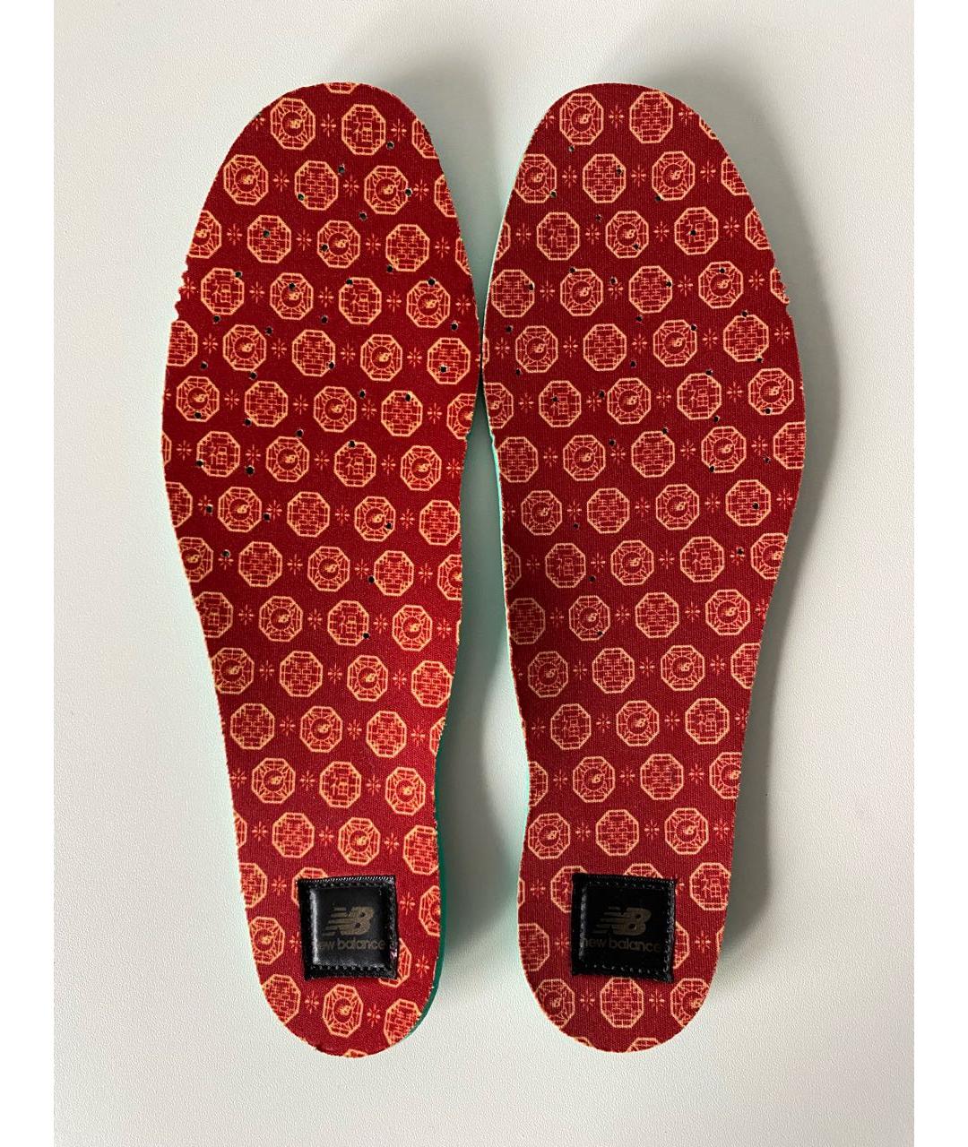 NEW BALANCE Бордовые замшевые низкие кроссовки / кеды, фото 7