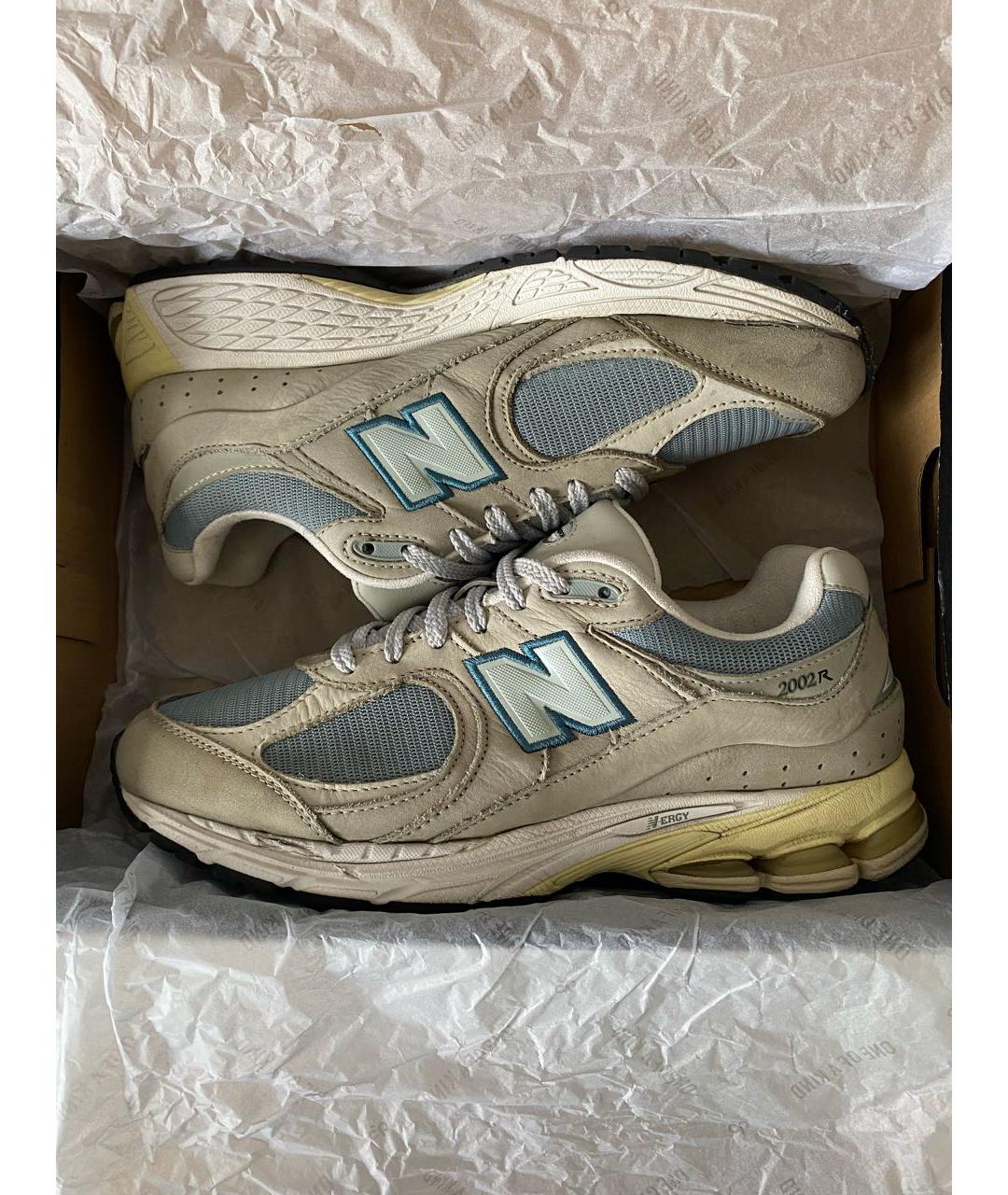 NEW BALANCE Хаки замшевые низкие кроссовки / кеды, фото 2