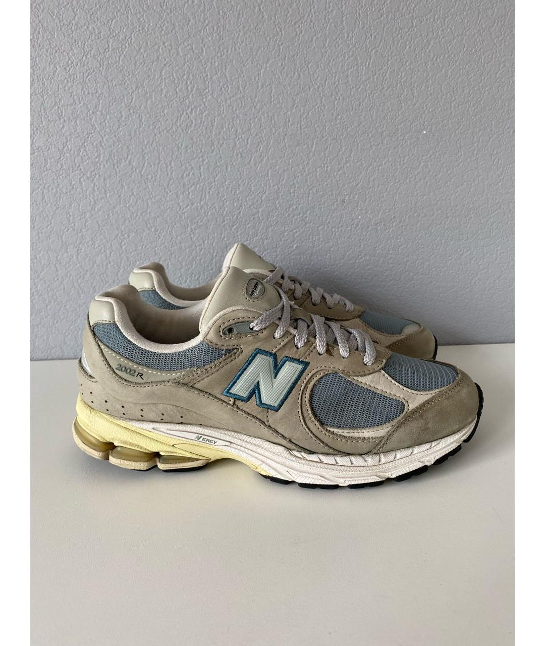 NEW BALANCE Хаки замшевые низкие кроссовки / кеды, фото 4