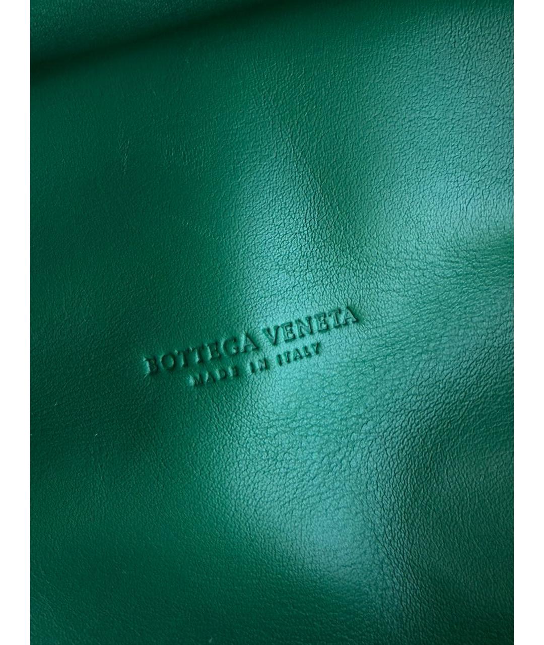 BOTTEGA VENETA Зеленая кожаная сумка через плечо, фото 4