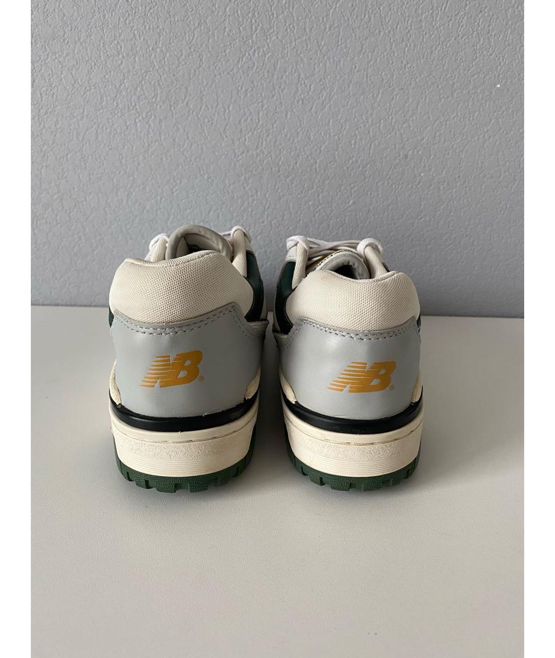 NEW BALANCE Белые кожаные низкие кроссовки / кеды, фото 5