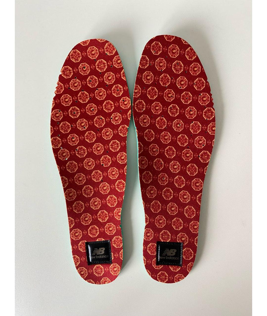 NEW BALANCE Бордовые замшевые низкие кроссовки / кеды, фото 7