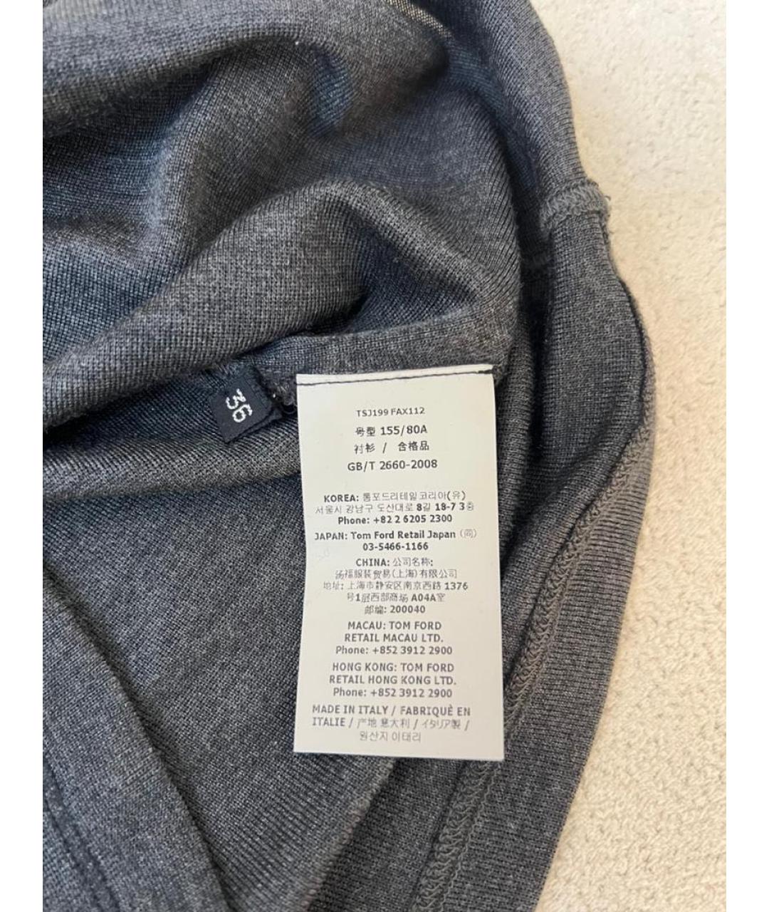 TOM FORD Черная майка, фото 5