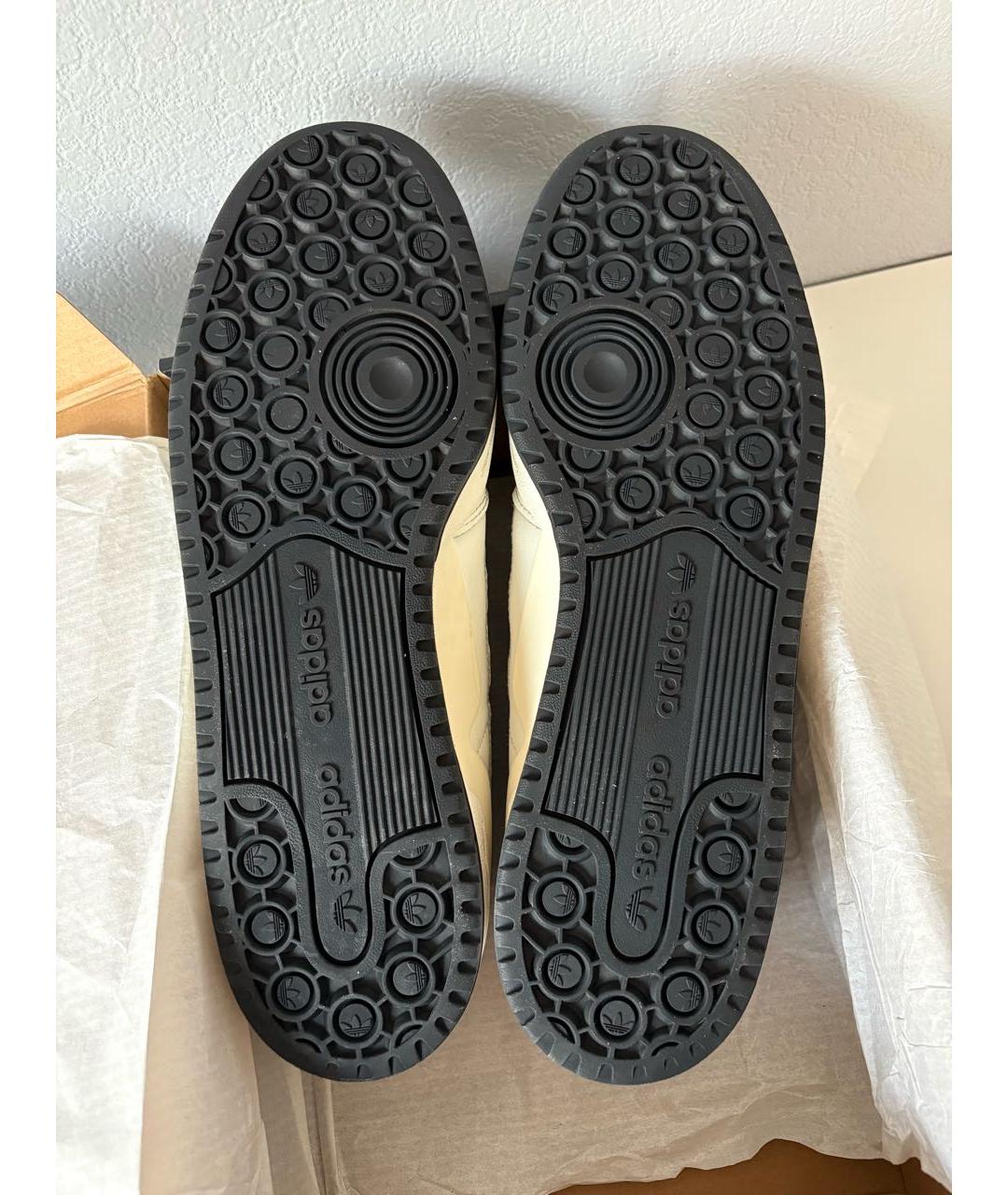 ADIDAS Белые кожаные низкие кроссовки / кеды, фото 7