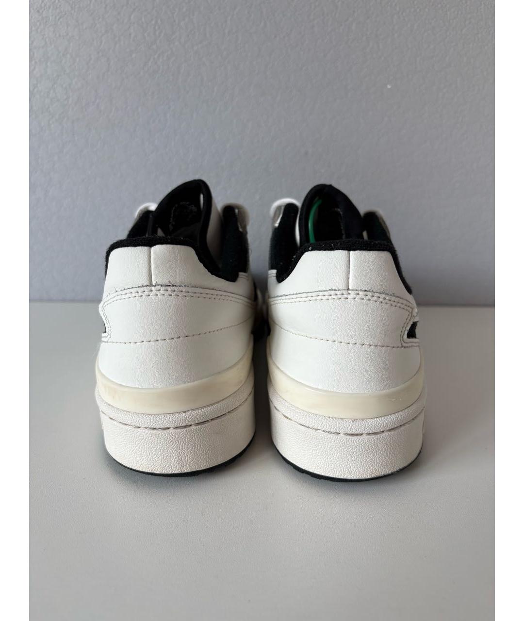 ADIDAS Белые кожаные низкие кроссовки / кеды, фото 6