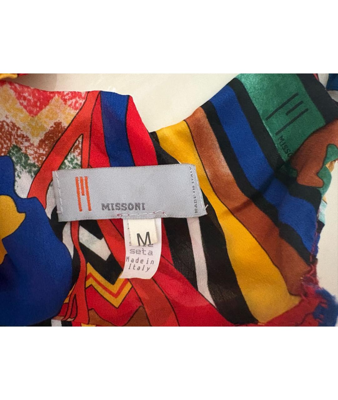 MISSONI Мульти полиэстеровая юбка мини, фото 7