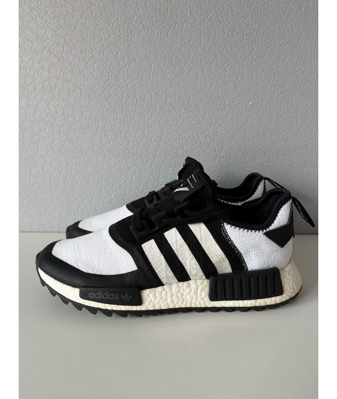 ADIDAS Белые текстильные низкие кроссовки / кеды, фото 4