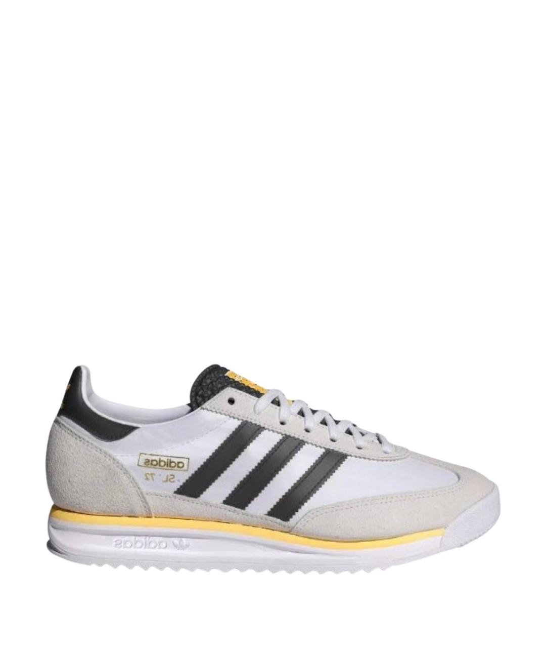 ADIDAS Белые текстильные низкие кроссовки / кеды, фото 1