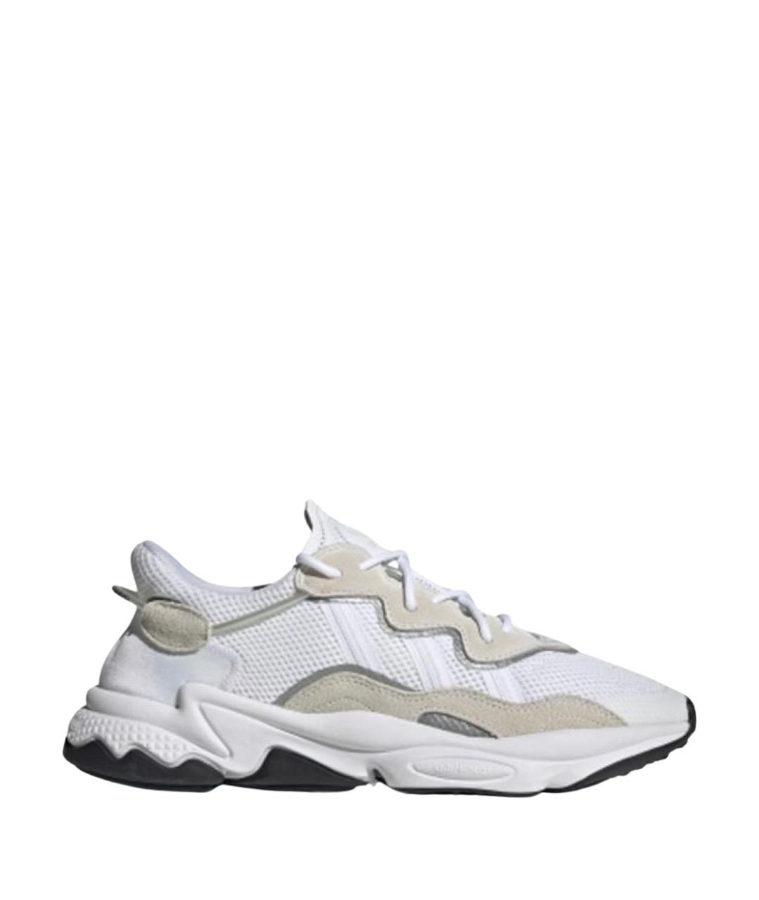 ADIDAS Белые текстильные низкие кроссовки / кеды, фото 1