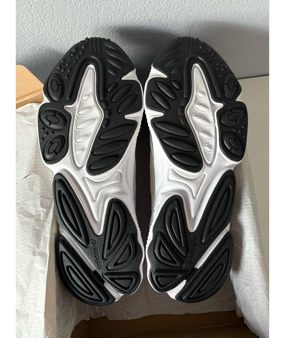 ADIDAS Белые текстильные низкие кроссовки / кеды, фото 7
