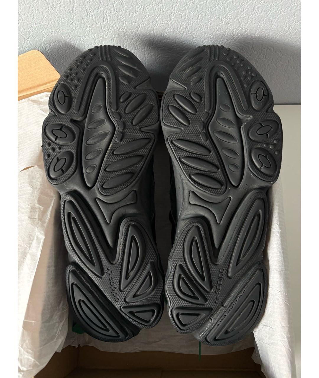 ADIDAS Черные текстильные низкие кроссовки / кеды, фото 6