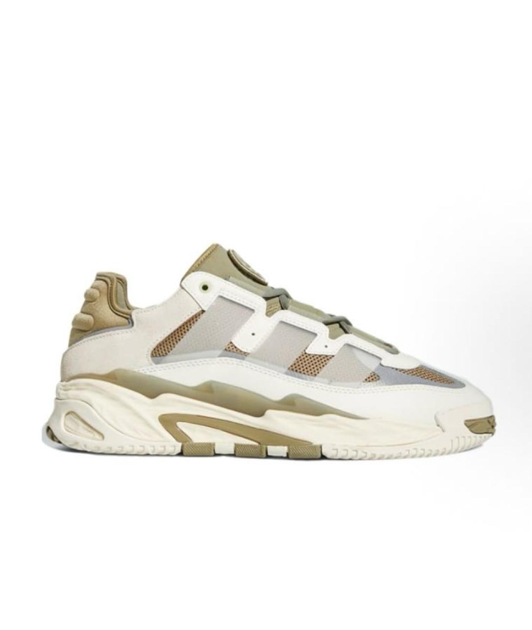 ADIDAS Бежевые текстильные низкие кроссовки / кеды, фото 9