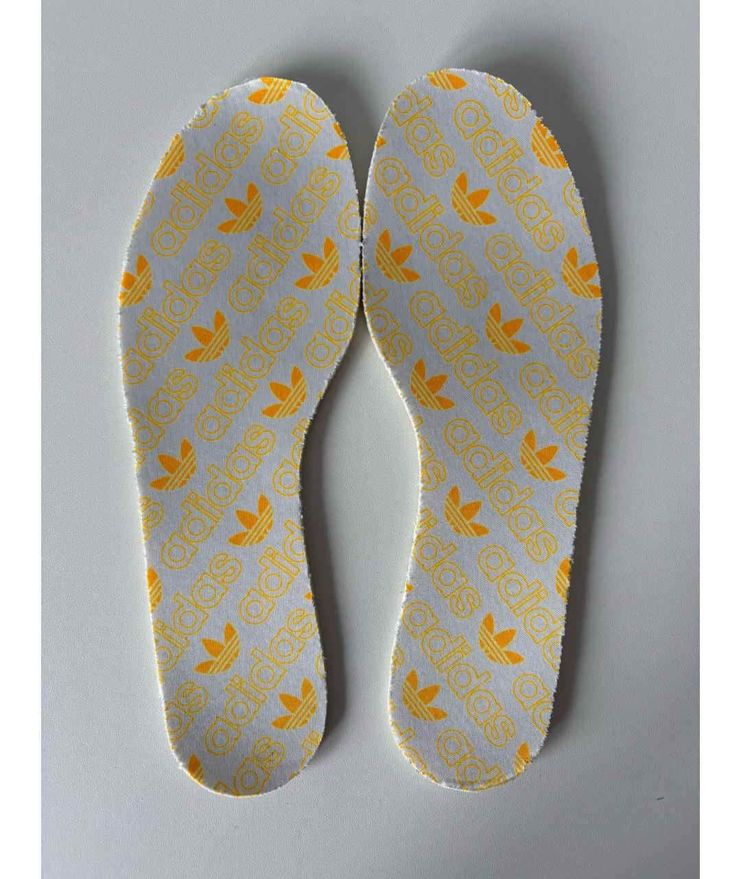 ADIDAS Белые текстильные низкие кроссовки / кеды, фото 7