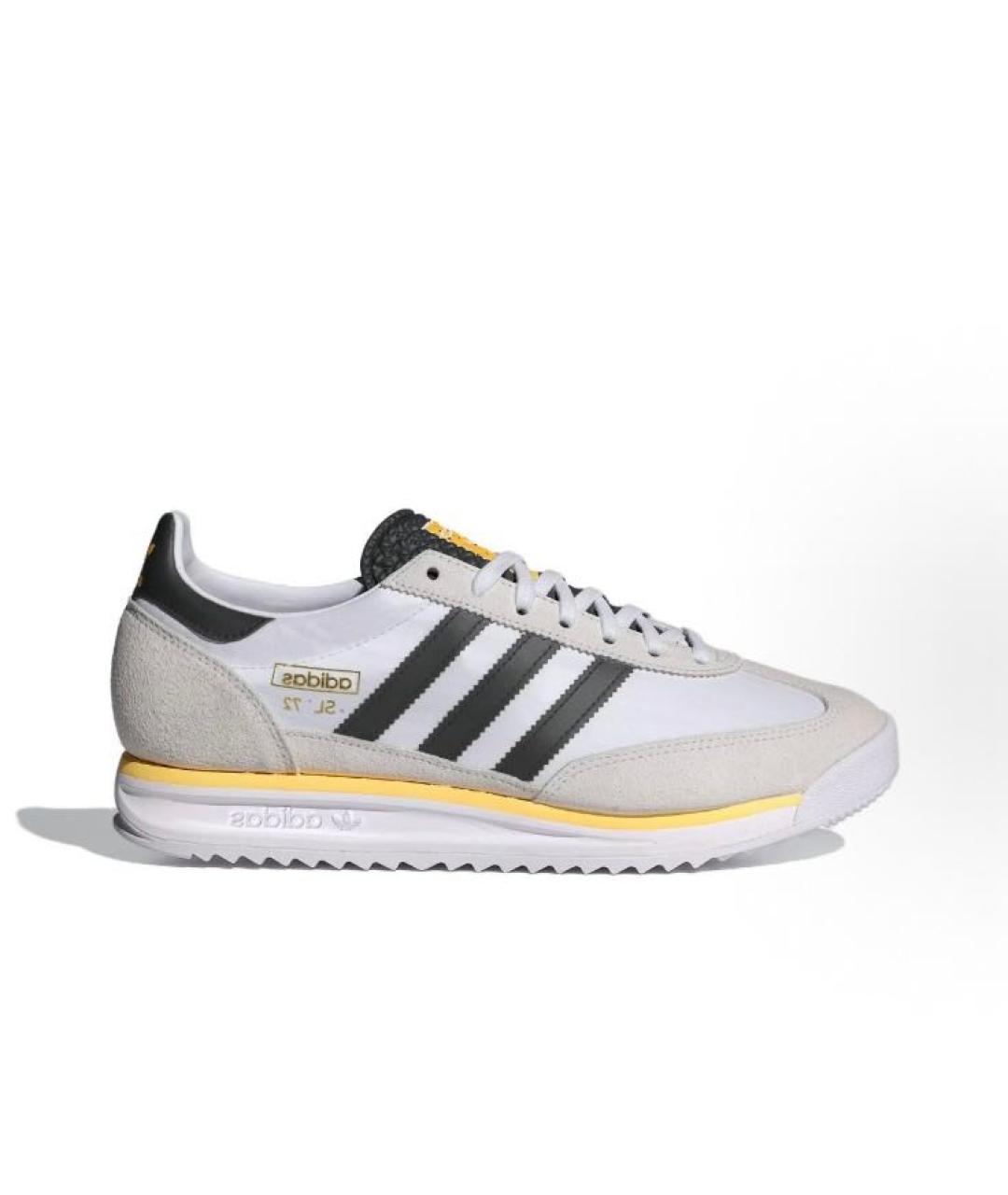 ADIDAS Белые текстильные низкие кроссовки / кеды, фото 9