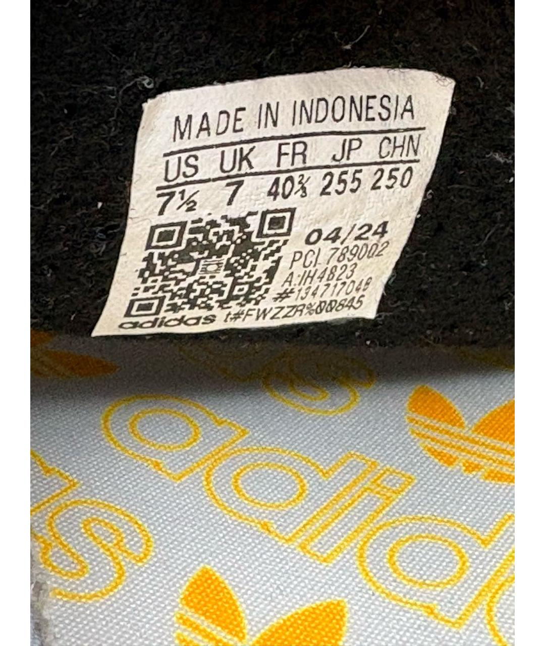 ADIDAS Белые текстильные низкие кроссовки / кеды, фото 8