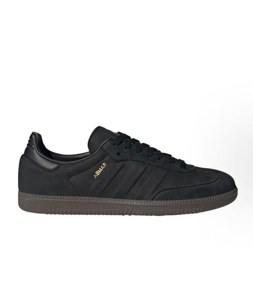 ADIDAS Черные замшевые низкие кроссовки / кеды, фото 9